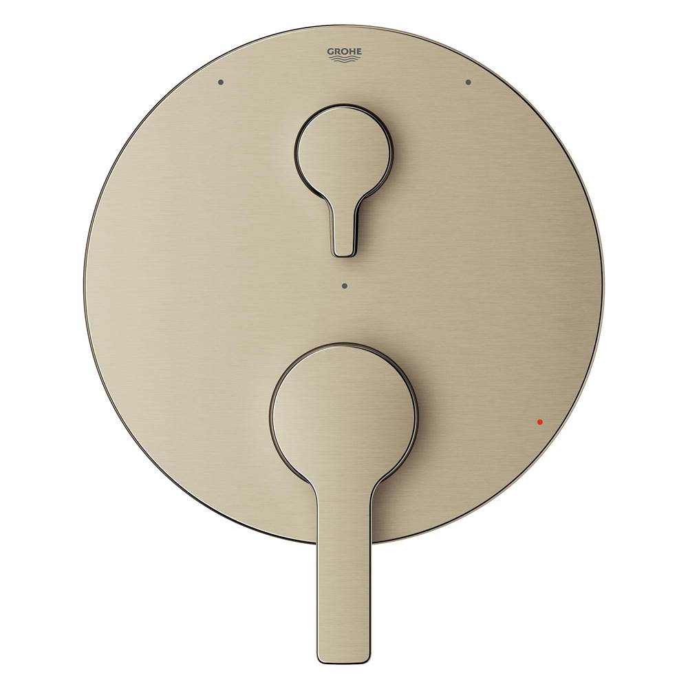 Grohe - LINEARE PRESSURE BALANCE VALVE TRIM WITH 3-WAY DIVERTER WITH CARTRIDGE - Brushed Nickel