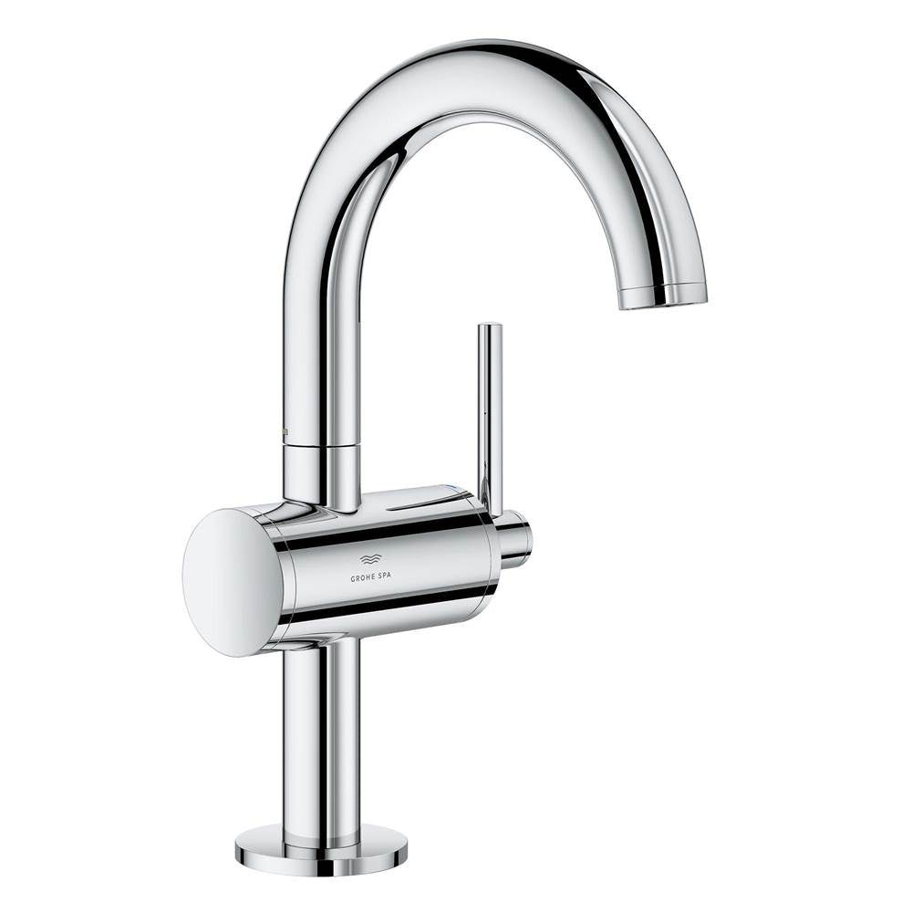 Grohe - Single Hole Single-Handle M-Size Bathroom Faucet 1.2 GPM - Chrome