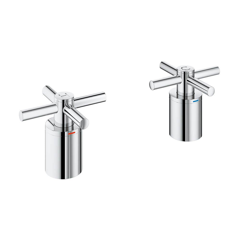 Grohe - Cross Handles (Pair) for Tub Fillers - Chrome