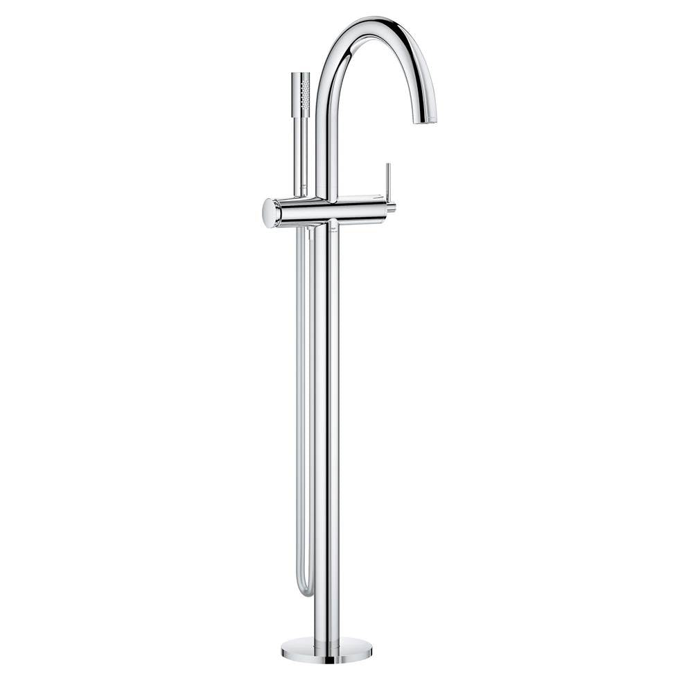 Grohe - Single-Handle Freestanding Tub Faucet with 1.75 GPM Hand Shower - Chrome