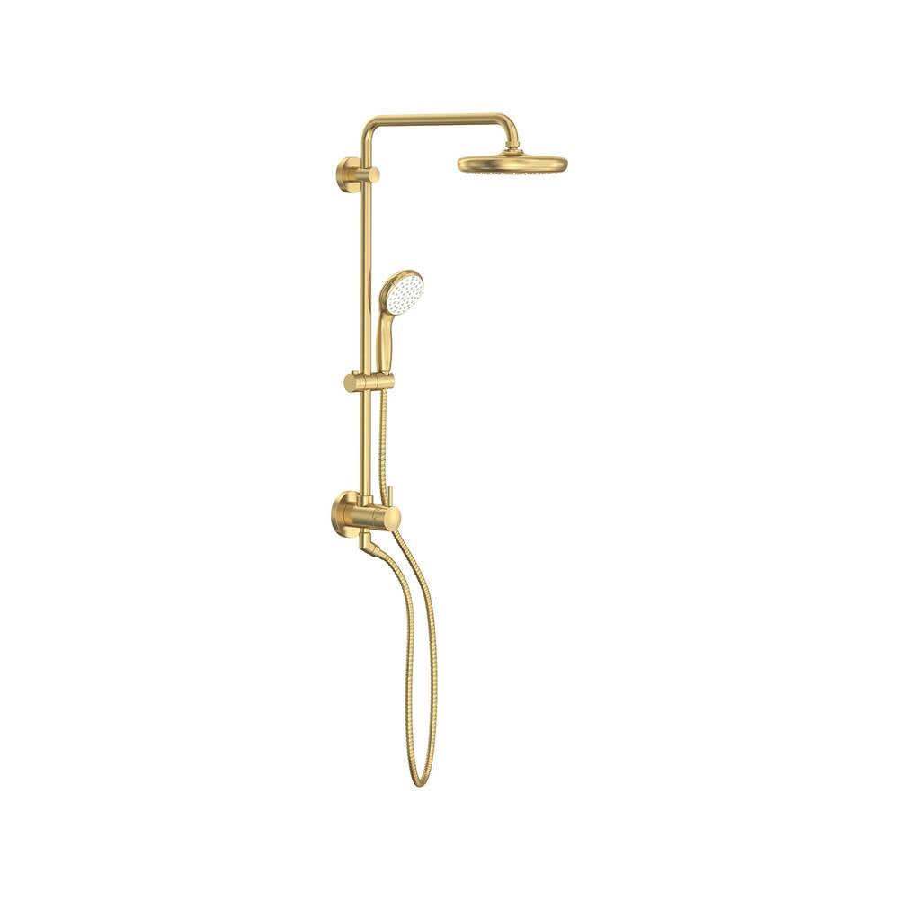 Grohe - 210 Shower System, 1.75 gpm - Brushed Cool Sunrise