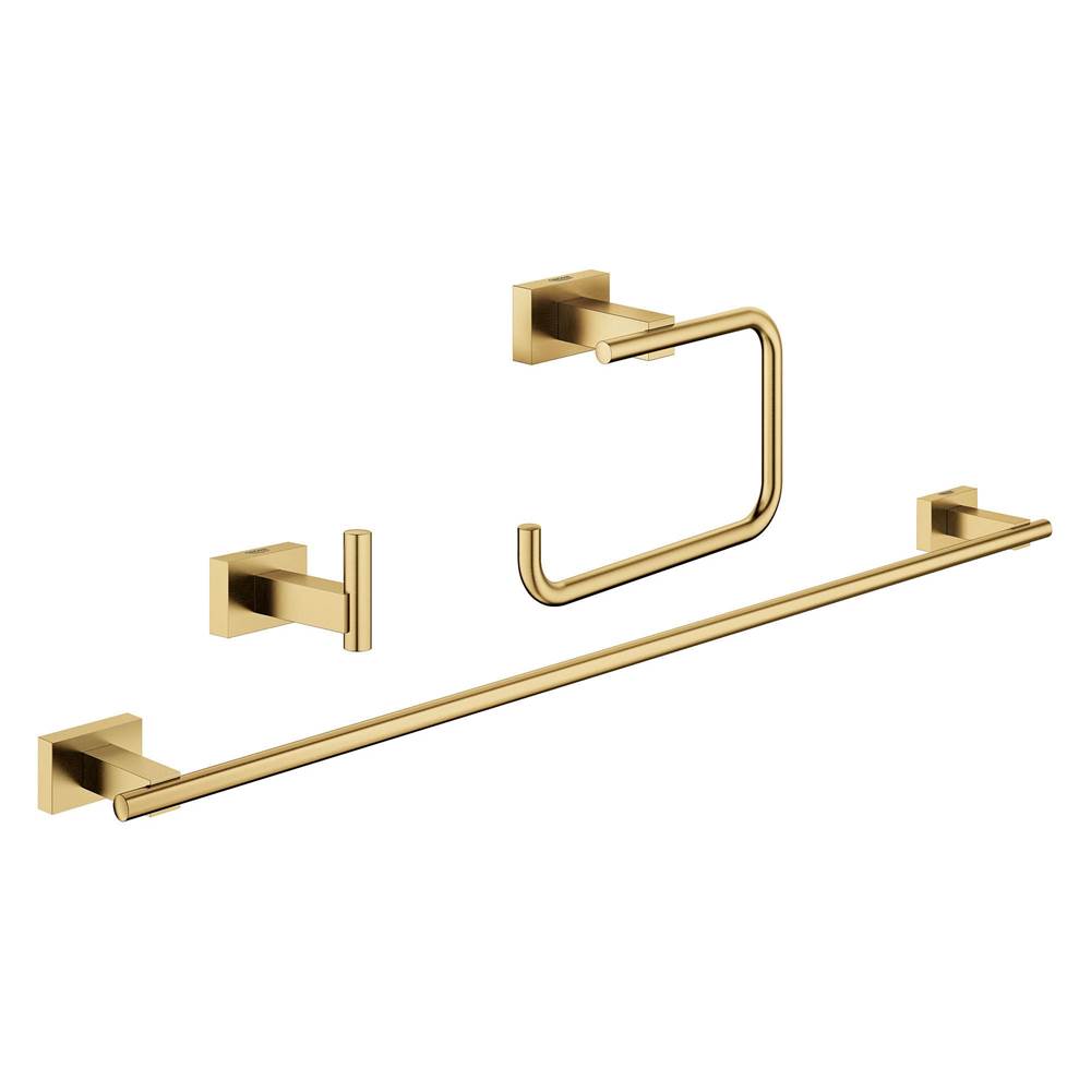 Grohe - 3-in-1 Accessory Set - Brushed Cool Sunrise