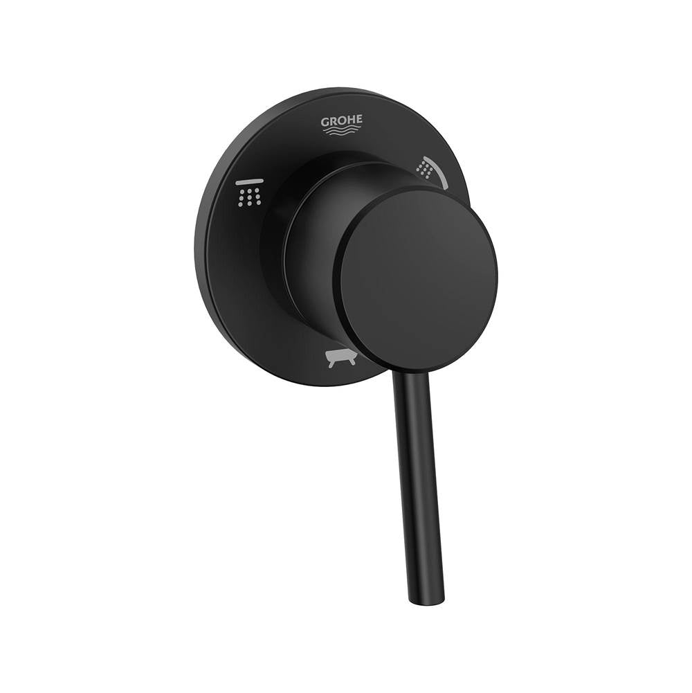 Grohe - 3-Way Diverter Trim - Matte Black