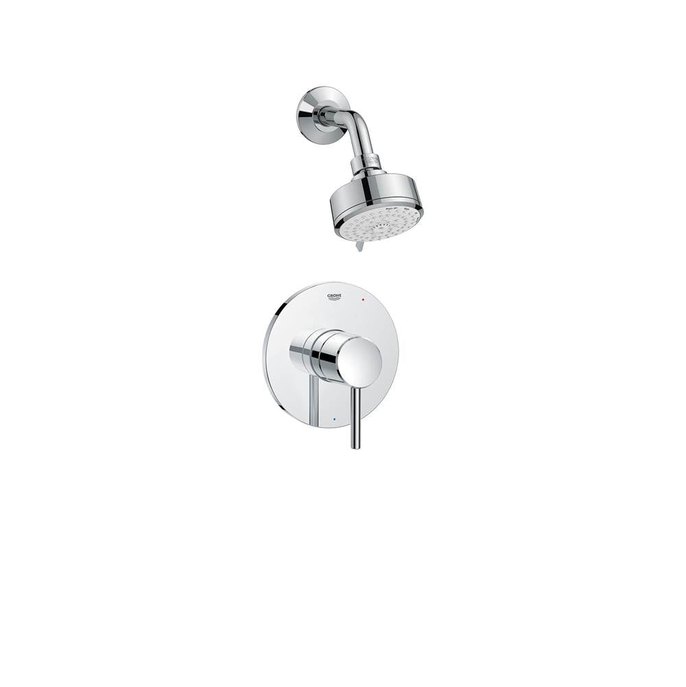Grohe - Concetto Pressure Balance Valve Shower Only Combo - Chrome