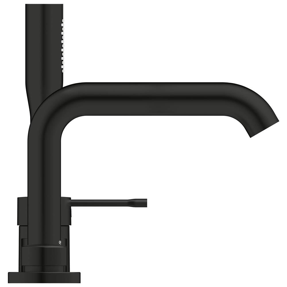 4-Hole Single-Handle Deck Mount Roman Tub Faucet with 1.75 GPM Hand Shower