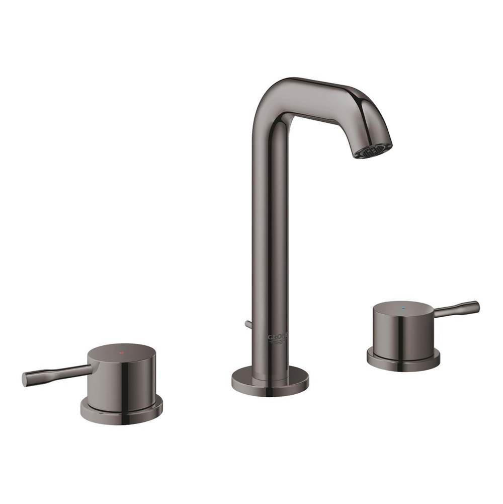 Grohe - 8-inch Widespread 2-Handle M-Size Bathroom Faucet 1.2 GPM - Hard Graphite