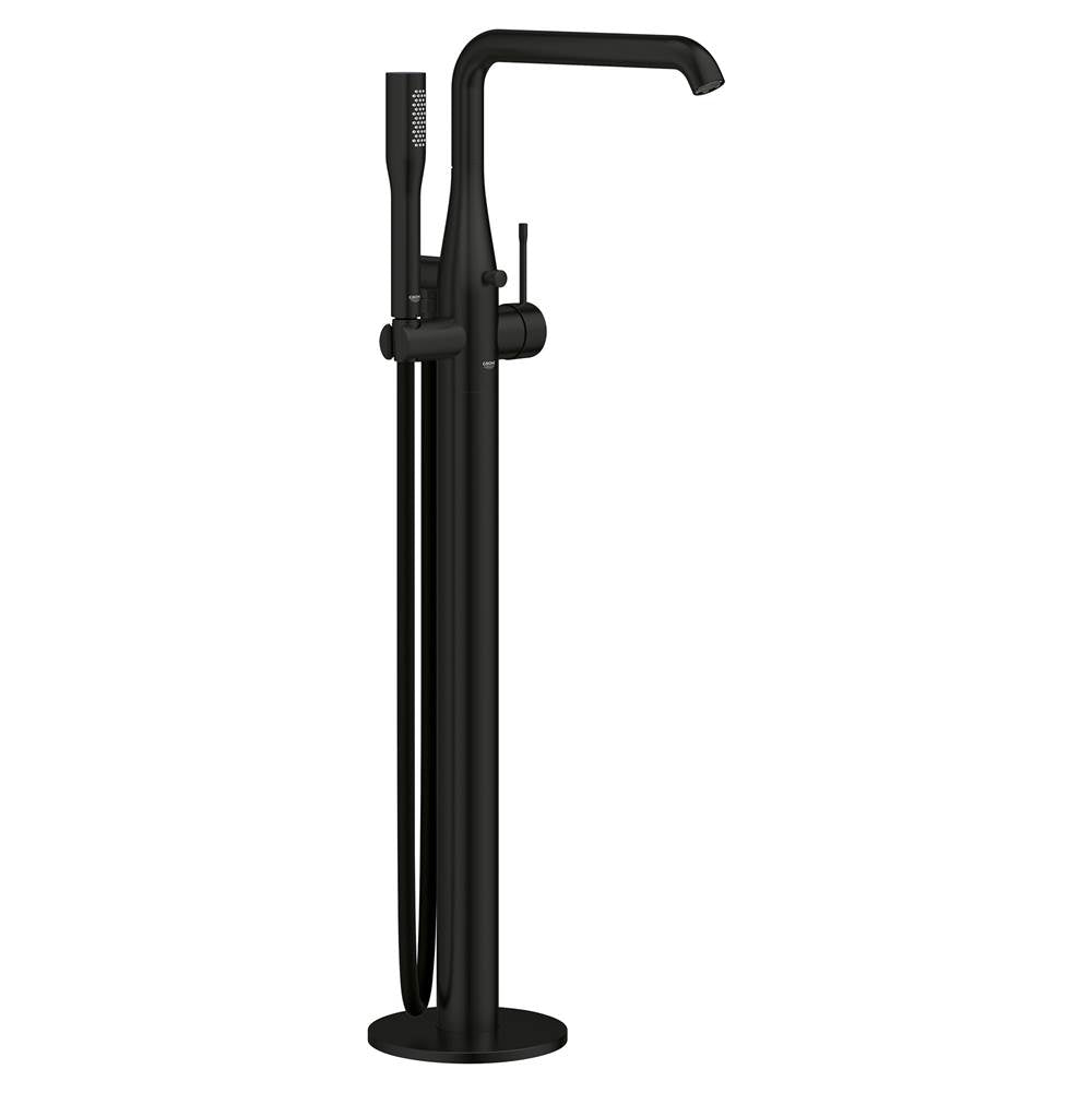 Grohe - Single-Handle Freestanding Tub Faucet with 1.75 GPM Hand Shower - Matte Black
