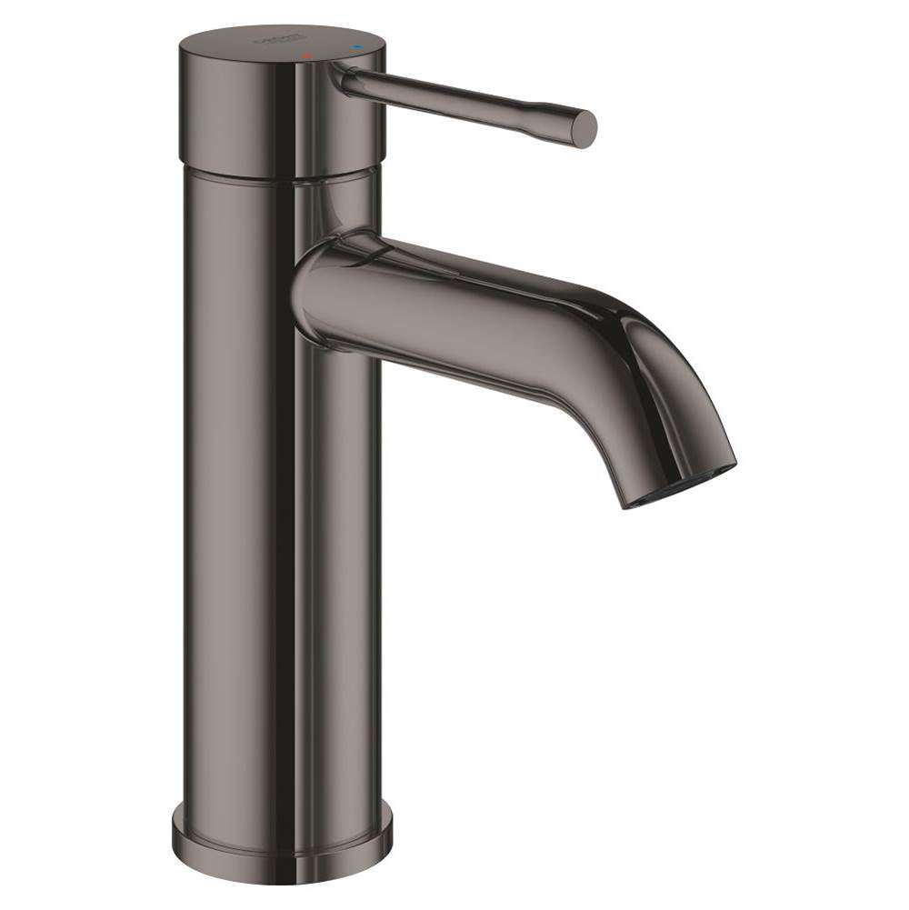 Grohe - Single Hole Single-Handle S-Size Bathroom Faucet 1.2 GPM - Hard Graphite