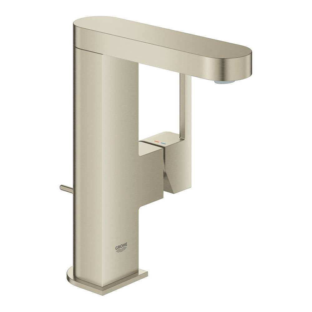 Grohe - Single Hole Single-Handle M-Size Bathroom Faucet 1.2 GPM - Brushed Nickel