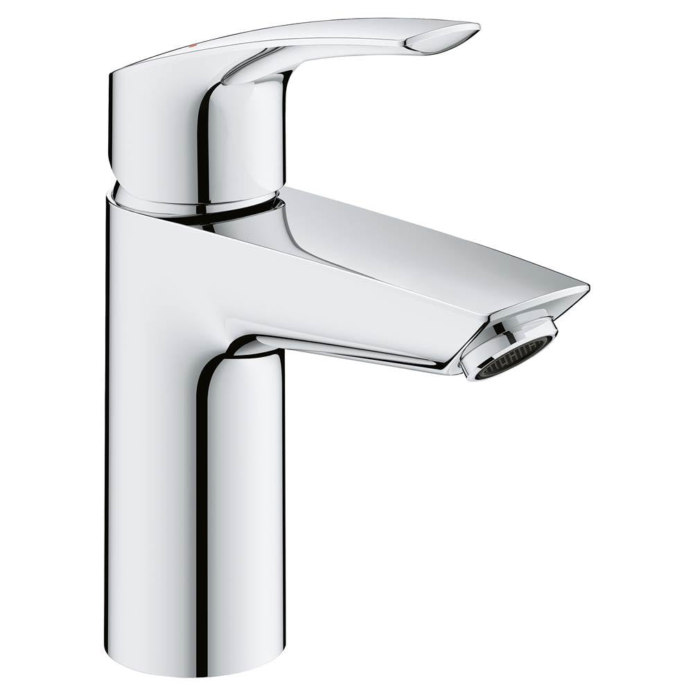 Grohe - Single Hole Single-Handle S-Size Bathroom Faucet 1.2 GPM Less Drain - Chrome