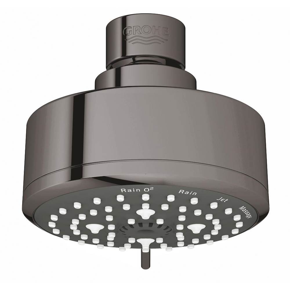 Grohe - 100 Shower Head, 4 - 4 Sprays, 1.75 gpm - Hard Graphite