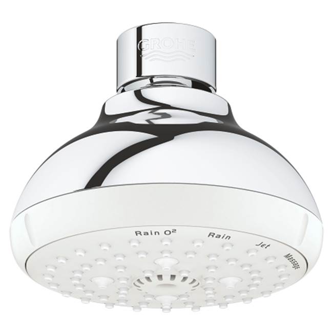 Grohe - 100 Shower Head, 4 - 4 Sprays, 1.75 gpm - Chrome