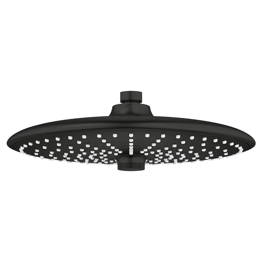 Grohe - 260 Shower Head, 10 - 3 Sprays, 1.75 gpm - Matte Black