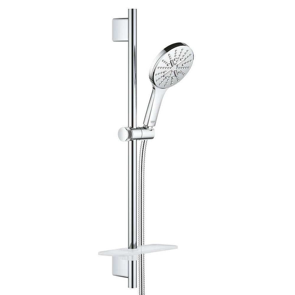 Grohe - 24 Shower Slide Bar Kit - 3 Sprays, 1.75 gpm - Chrome