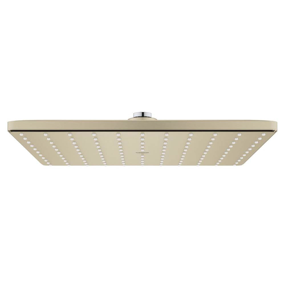 Grohe - 310 Mono Shower Head, 12 - 1 Spray, 1.75 gpm - Brushed Nickel