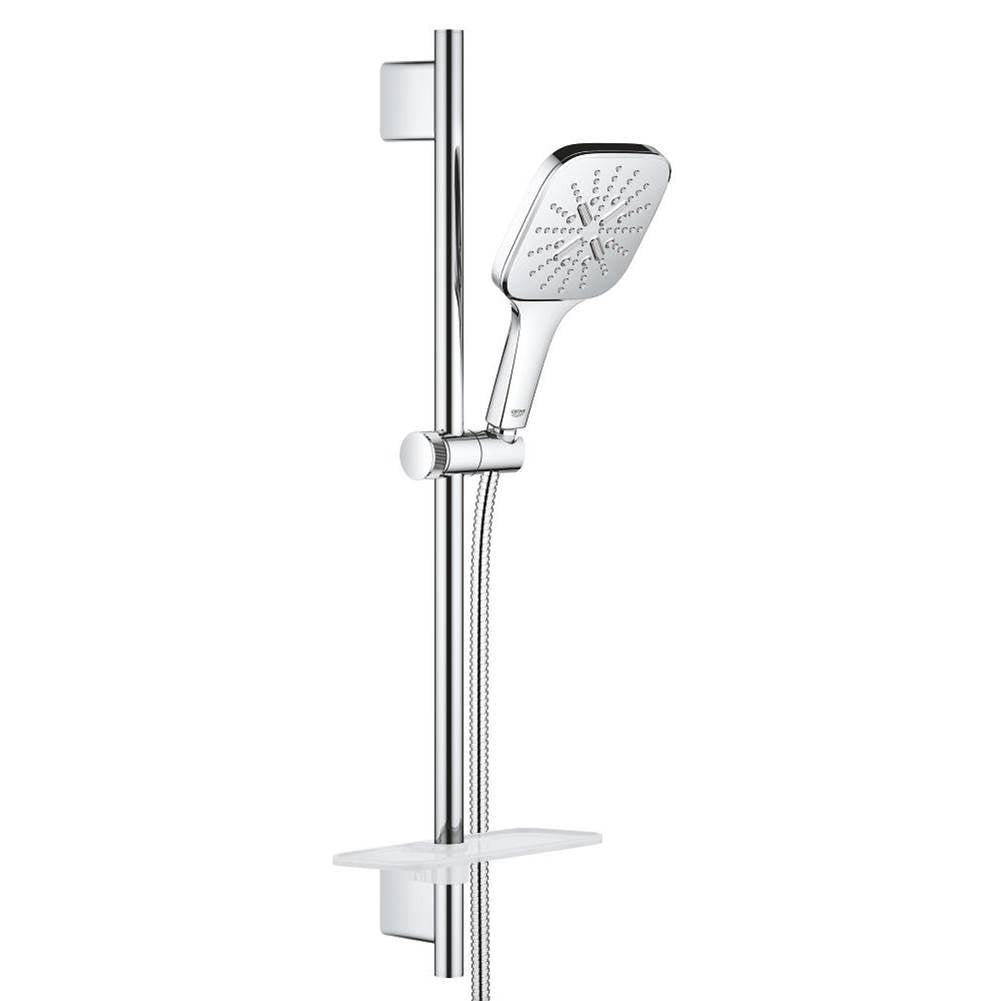 Grohe - 24 Shower Slide Bar Kit - 3 Sprays, 1.75 gpm - Chrome