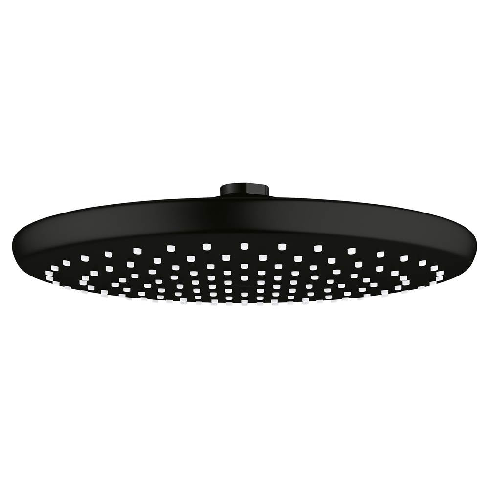 Grohe - 250 Rain Shower Head, 9 7/8 - 1 Spray, 1.75 gpm - Matte Black