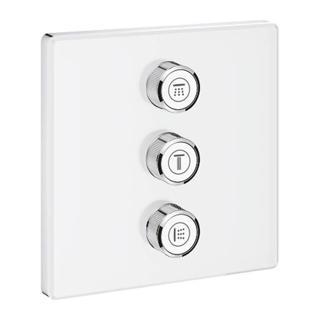 Grohe - Triple Volume Control Trim - Moon White
