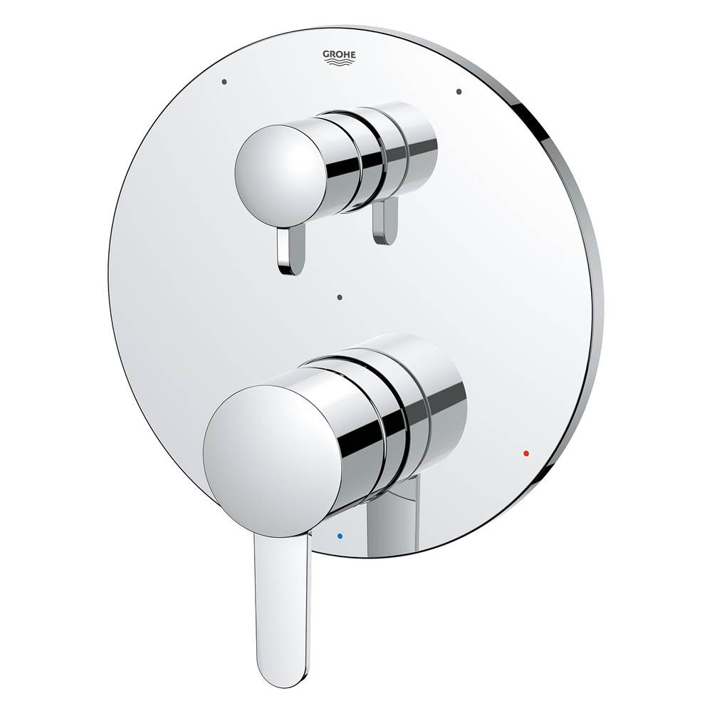 Grohe - COSMOPOLITAN PRESSURE BALANCE VALVE TRIM WITH 3-WAY DIVERTER WITH CARTRIDGE - Chrome
