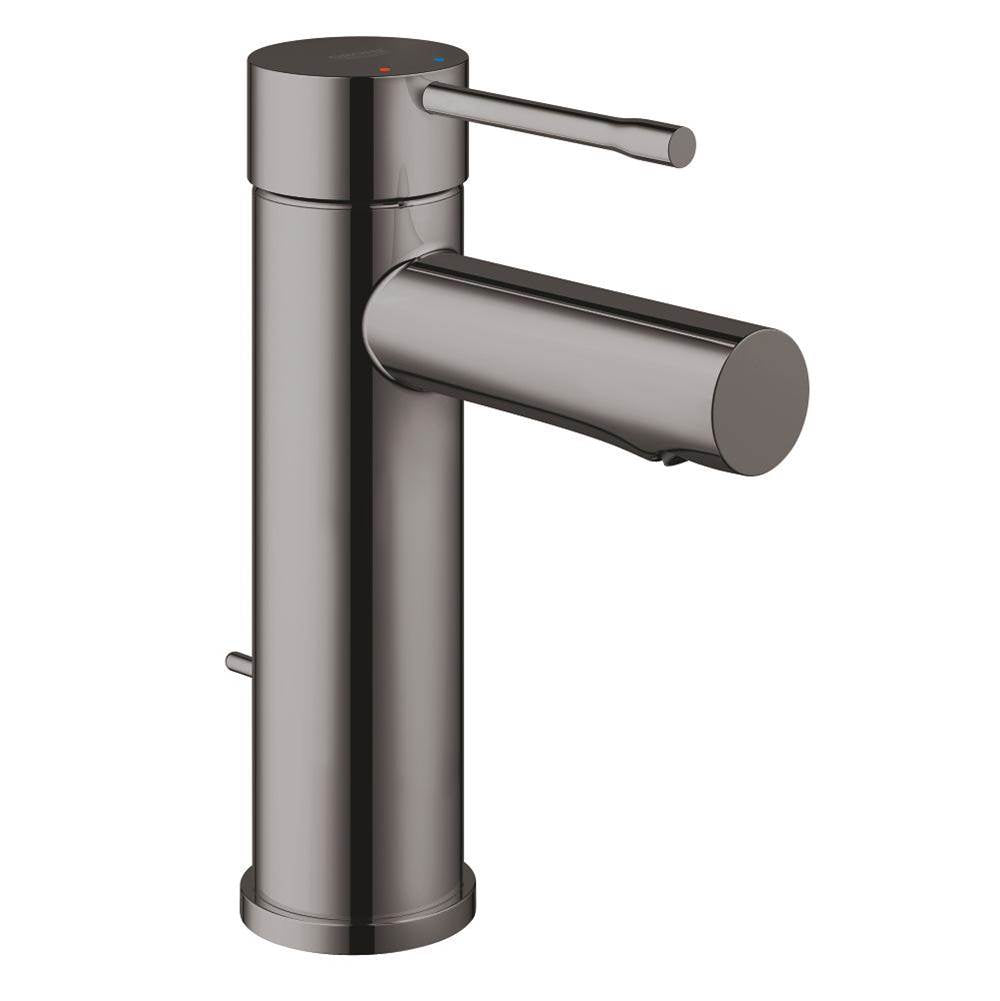 Grohe - Single Hole Single-Handle S-Size Bathroom Faucet 1.2 GPM - Hard Graphite