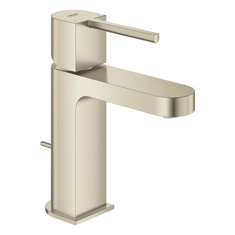 Grohe - Single Hole Single-Handle S-Size Bathroom Faucet 1.2 GPM - Brushed Nickel