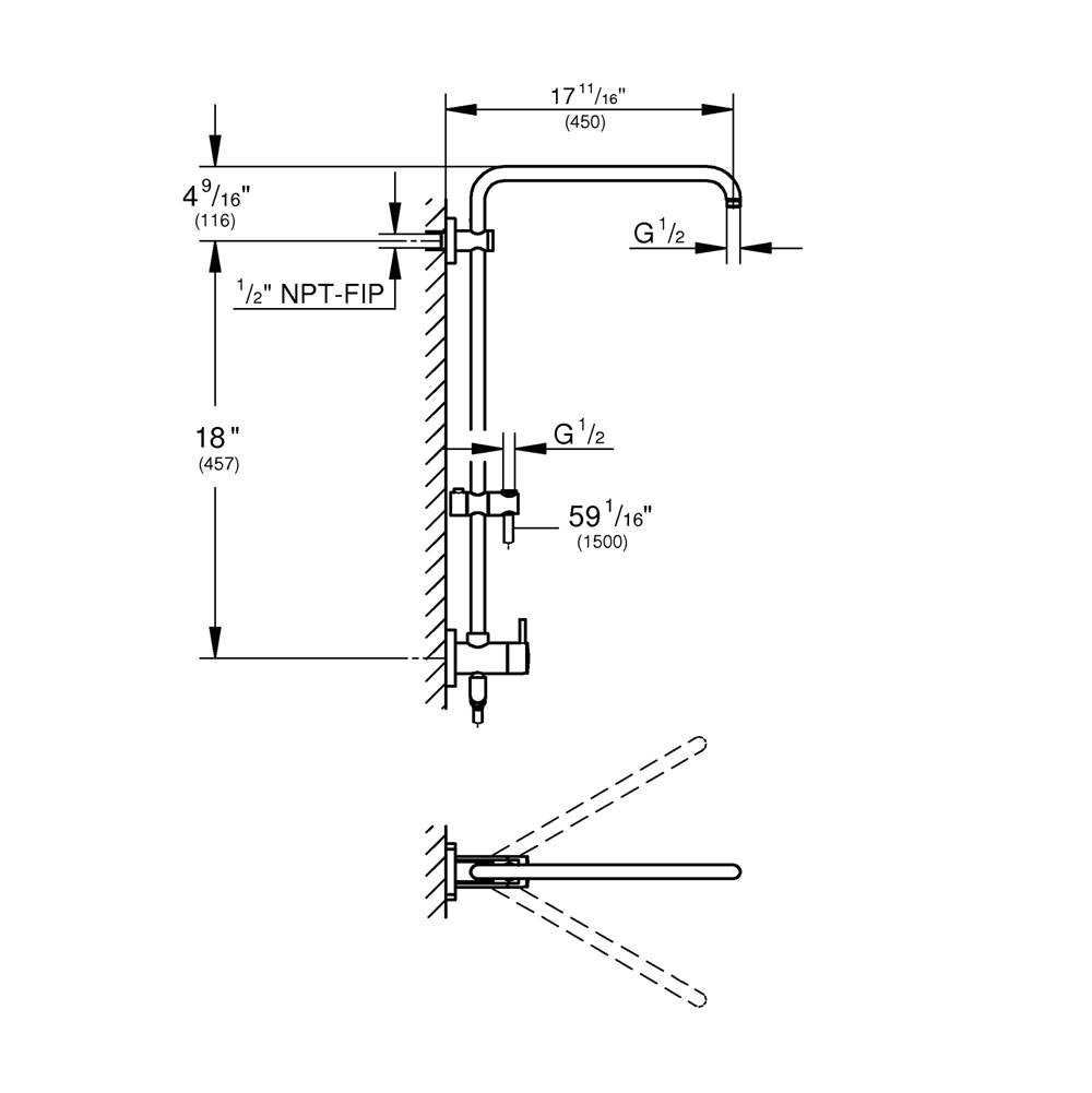18 Shower System