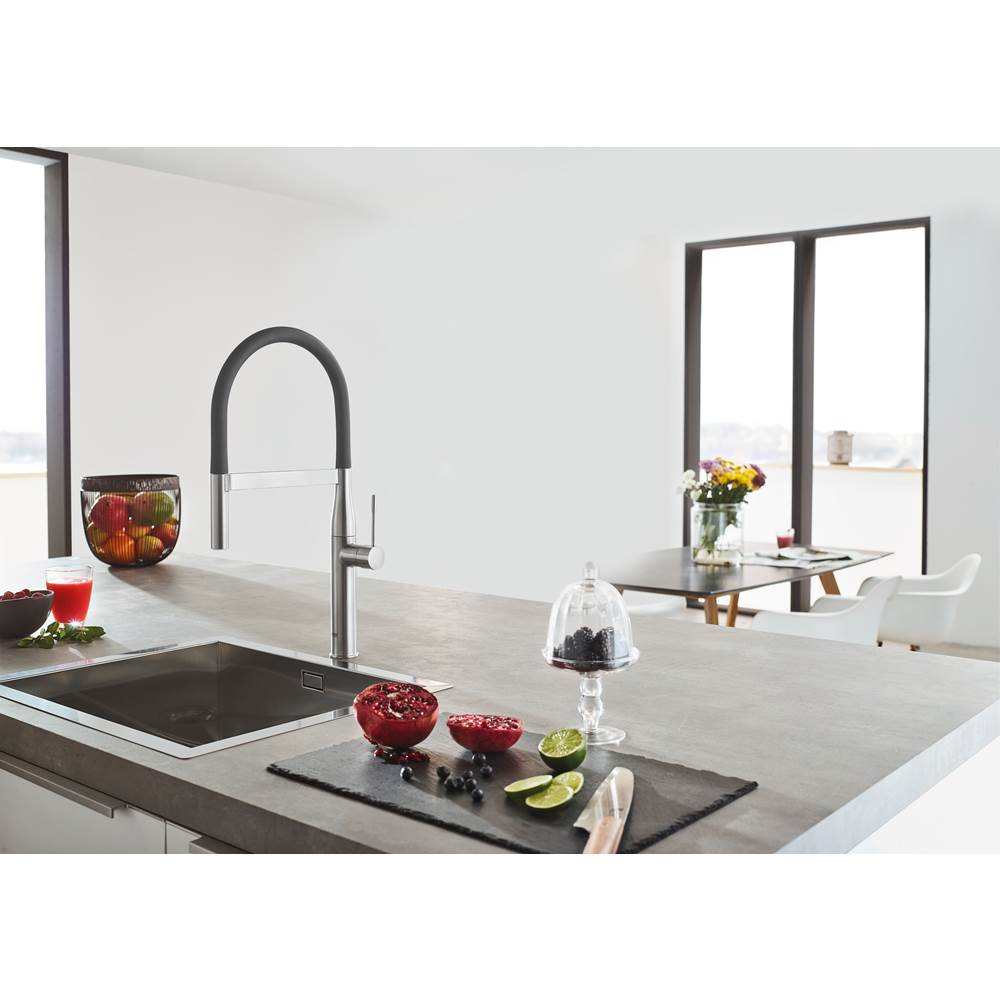 Single-Handle Semi-Pro Dual Spray Kitchen Faucet 1.75 GPM