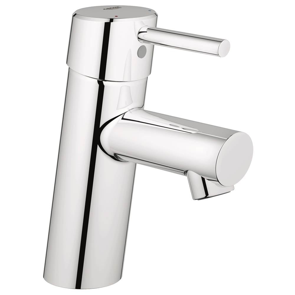 Grohe - Single Hole Single-Handle S-Size Bathroom Faucet 1.2 GPM Less Drain - Chrome