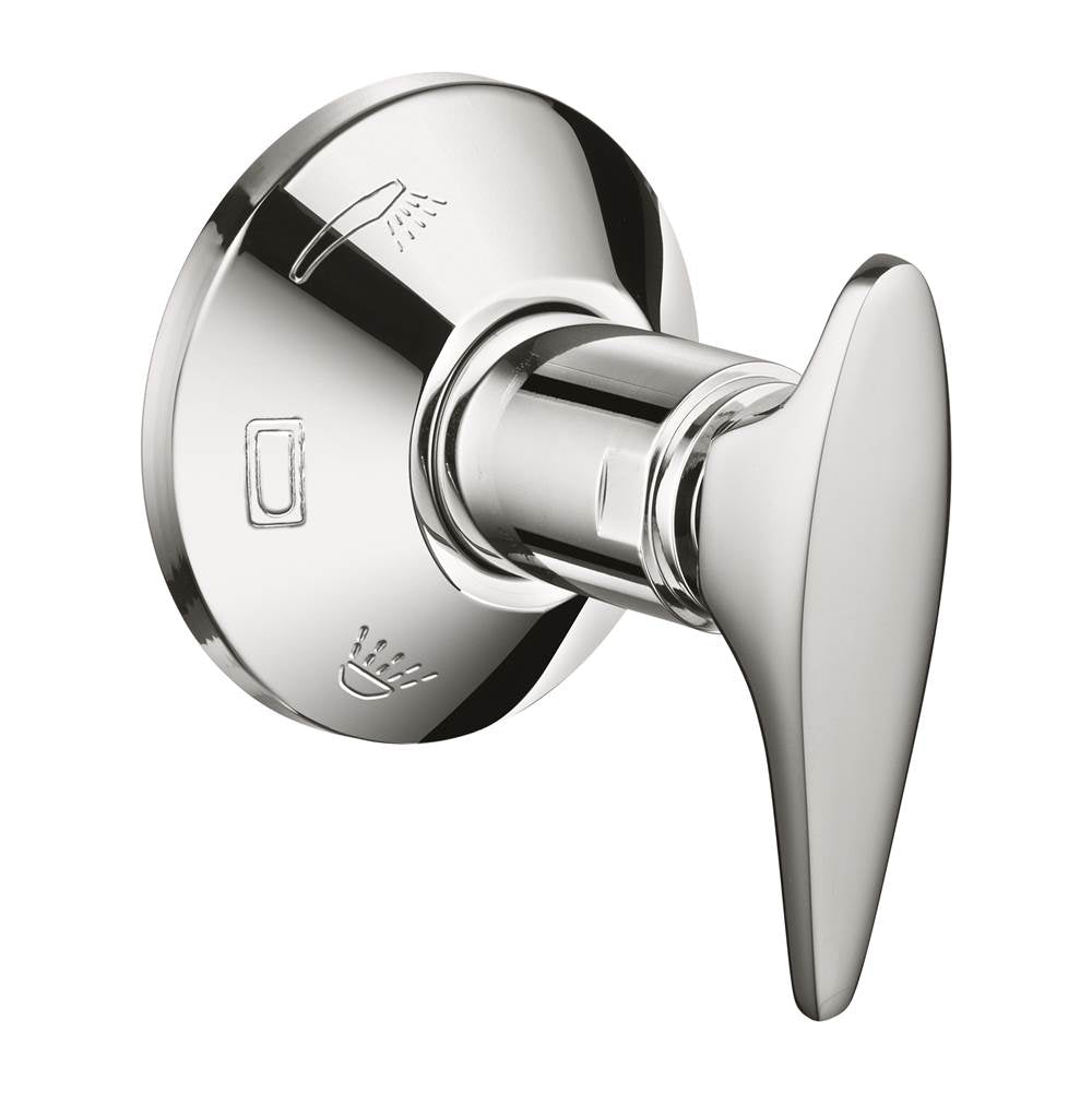 Grohe - Reversing Lever With Flange - Chrome