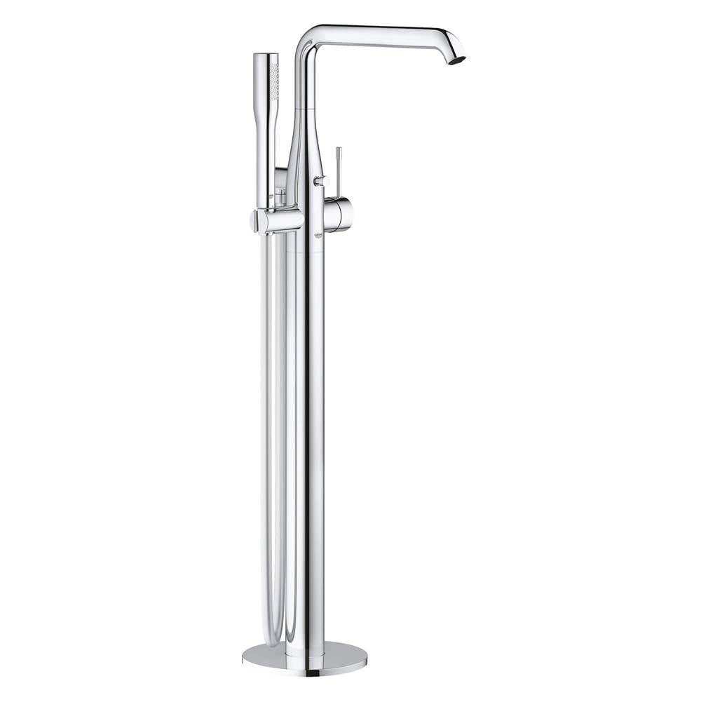 Grohe - Single-Handle Freestanding Tub Faucet with 1.75 GPM Hand Shower - Brushed Nickel