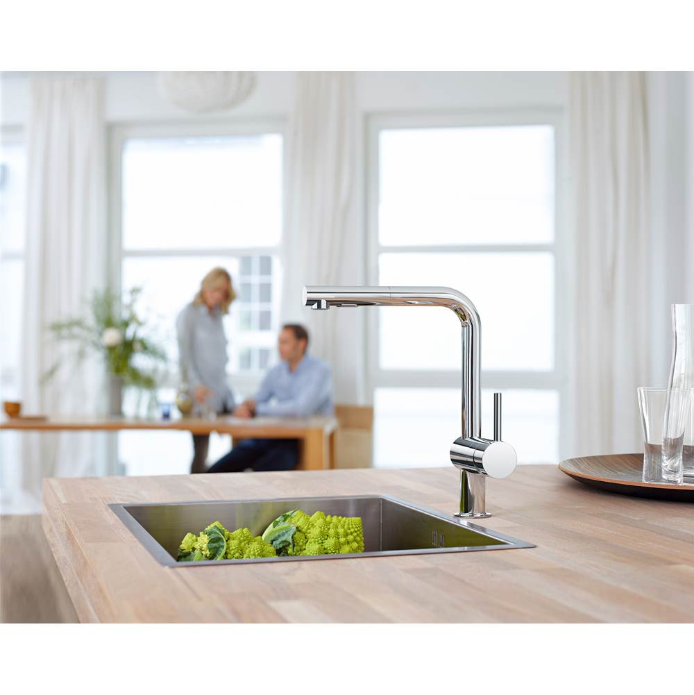 Single-Handle Pull-Out Kitchen Faucet Dual Spray 1.75 GPM