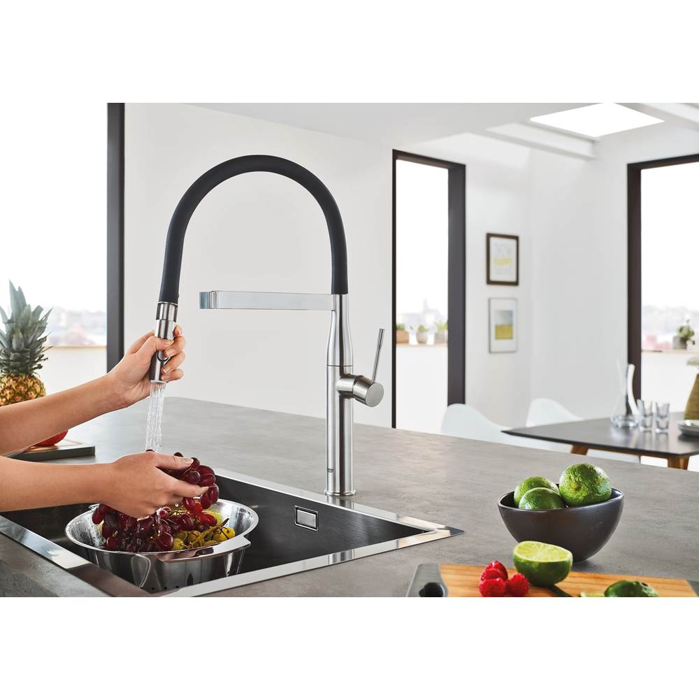 Single-Handle Semi-Pro Dual Spray Kitchen Faucet 1.75 GPM
