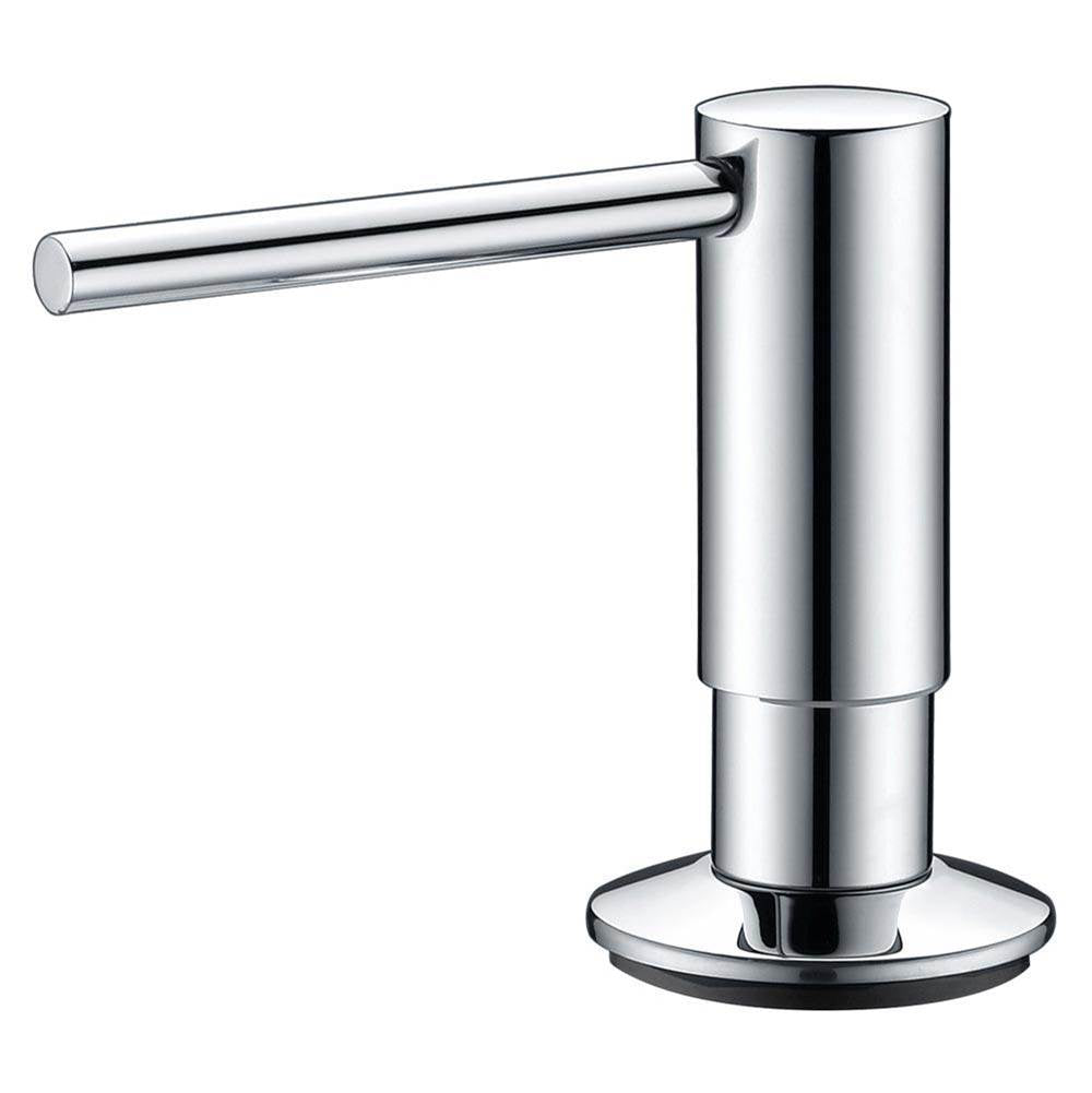 Hamat - Soap Dispenser with Pump and Bottle in Polished Nickel - Polished Nickel