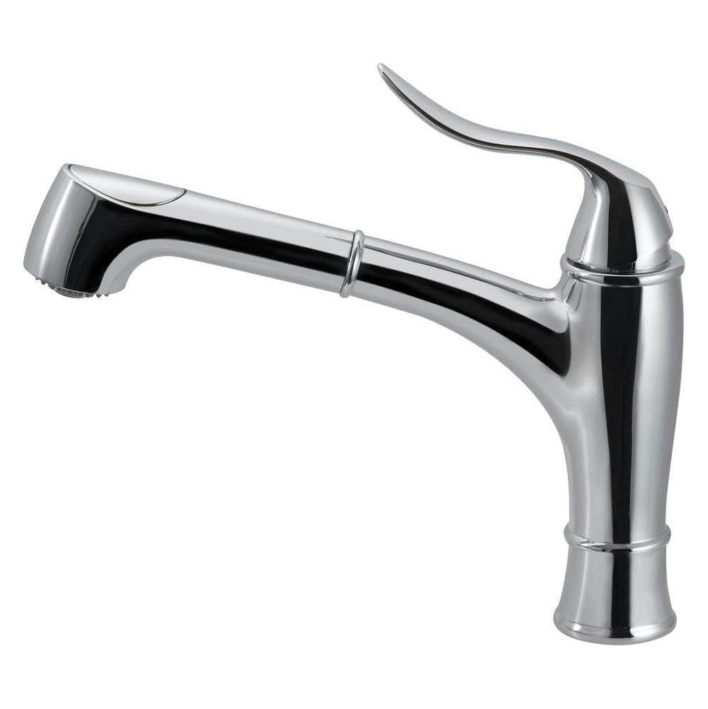 Hamat - Ariana Dual Function Pull Out Kitchen Faucet in Polished Chrome - Polished Chrome