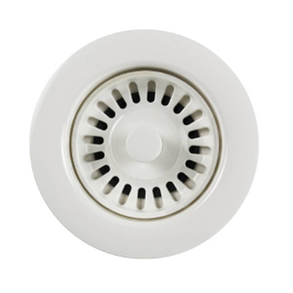 Hamat - 3-1/2'' White Basket Strainer - White