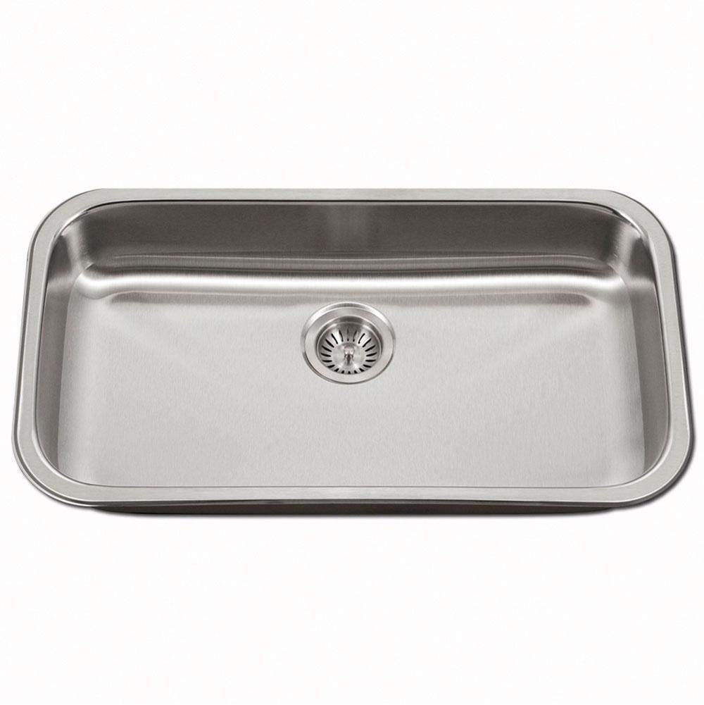 Hamat - Classic 32'' ADA Undermount Large Stainless Steel Sink, 6'' Depth - Stainless Steel