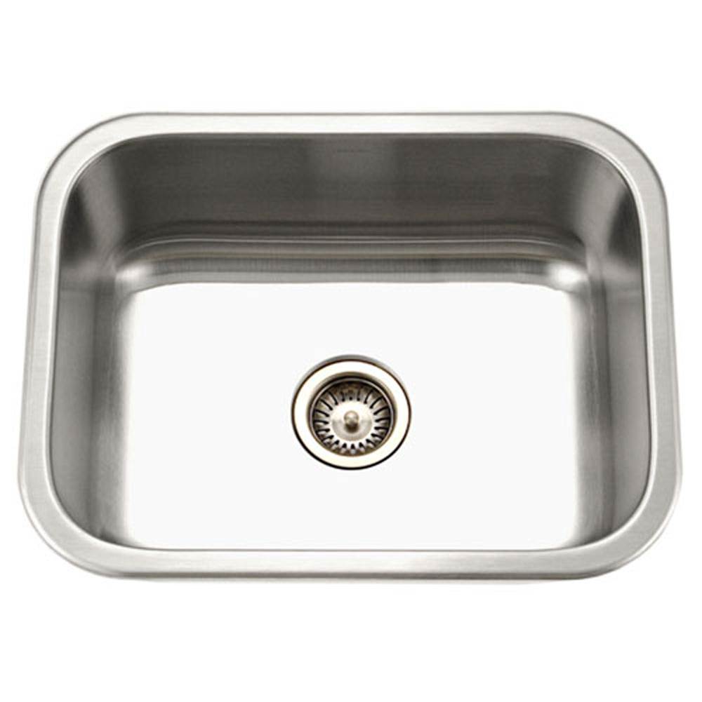 Hamat - Classic 23'' Undermount Stainless Steel Single Bowl Kitchen Sink - Stainless Steel