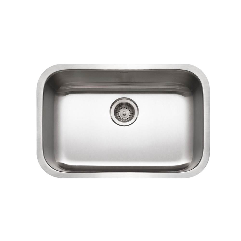 Hamat - Classic 27'' Undermount Stainless Steel Medium Single Bowl, Bulk Pack - Stainless Steel