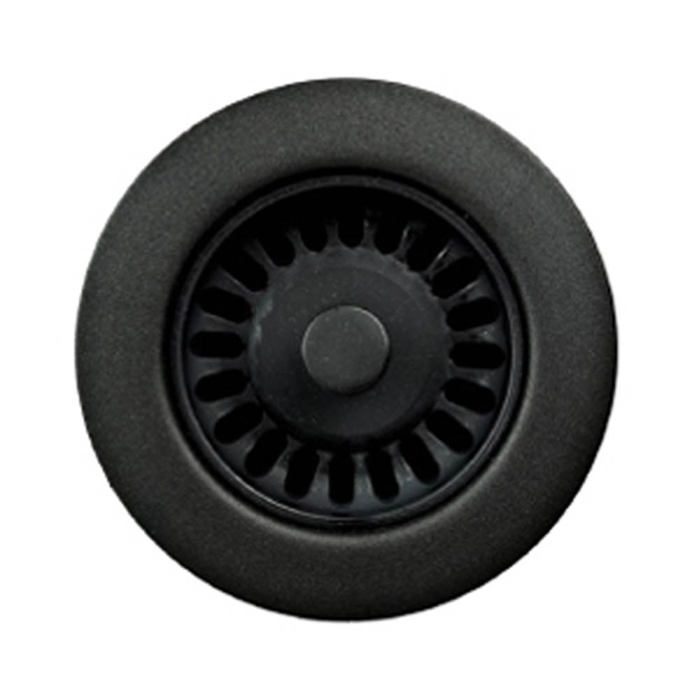 Hamat - 3-1/2'' Matte Black Disposal Flange/Strainer - Matte Black