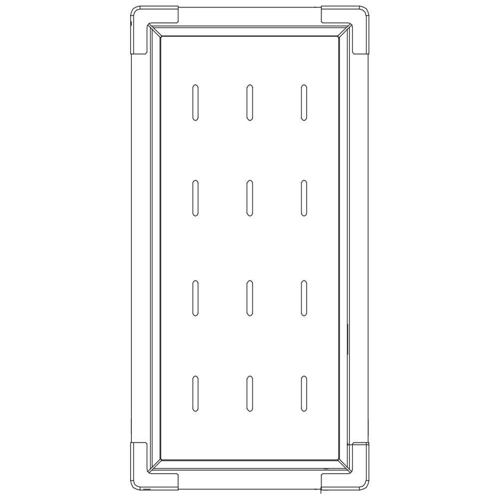 Hamat - Drying Tray 7-7/8'' x 16'' x 3-1/8'' D - Stainless Steel