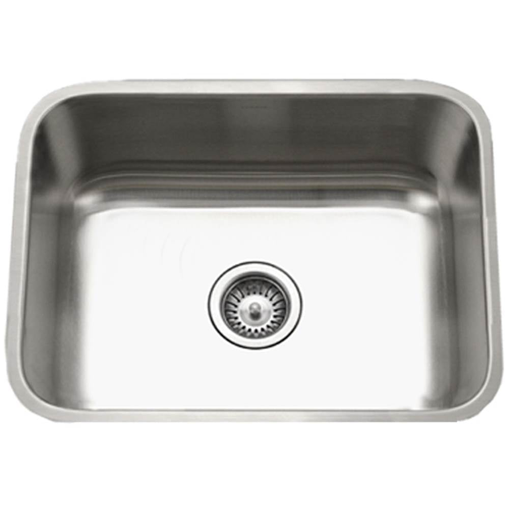 Hamat - Enterprise 23'' Undermount Stainless Steel Single Bowl Kitchen Sink, 18 Gauge - Stainless Steel