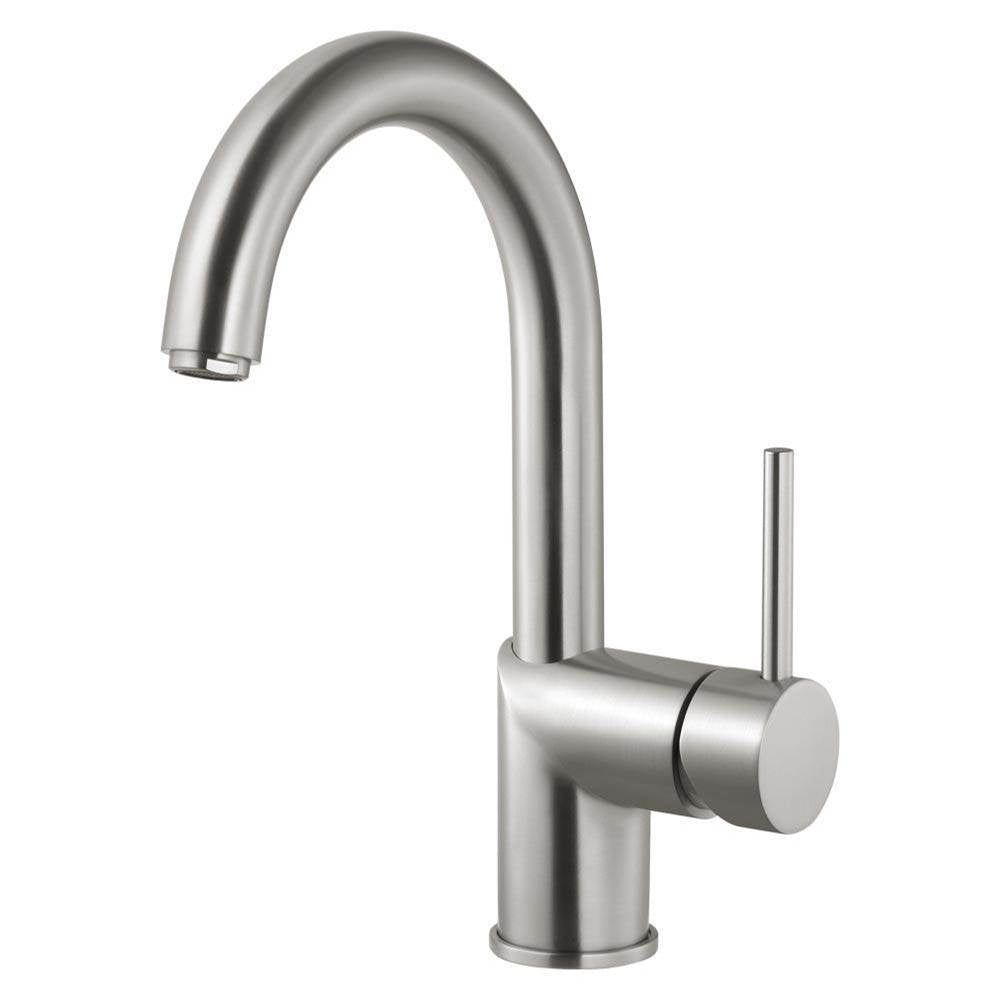 Hamat - Gal Bar Faucet with High Rotating Spout in Brushed Nickel - Brushed Nickel
