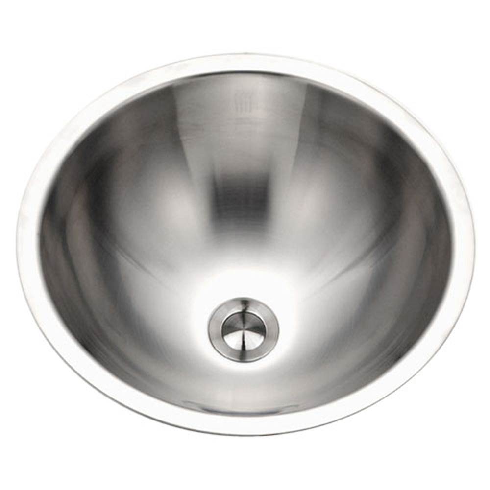 Hamat - Halo17'' Conical Topmount Stainless Steel Bowl Lavatory Sink - Stainless Steel