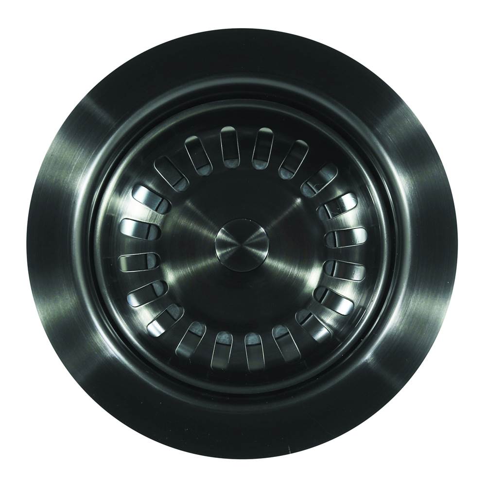 Hamat - 3-1/2'' Graphite Basket Strainer - Graphite