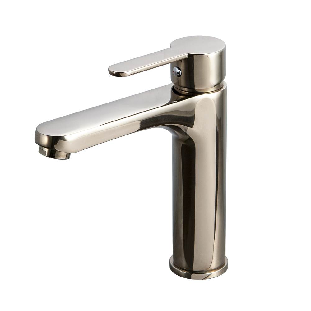 Hamat - Single Handle Lavatory Faucet - Polished White Copper