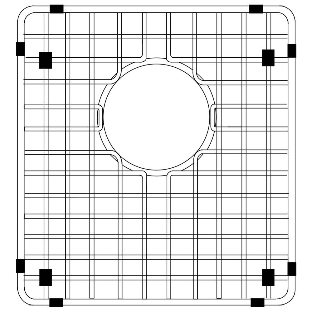 Hamat - 9-5/8'' x 11-9/16'' Wire Grate/Bottom Grid - Stainless Steel