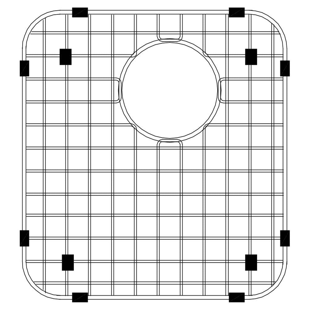Hamat - 13 3/4'' x 15'' Wire Grate/Bottom Grid - Stainless Steel