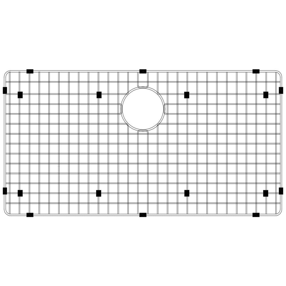 Hamat - 33-1/4'' x 17-1/4'' Wire Grate/Bottom Grid - Stainless Steel