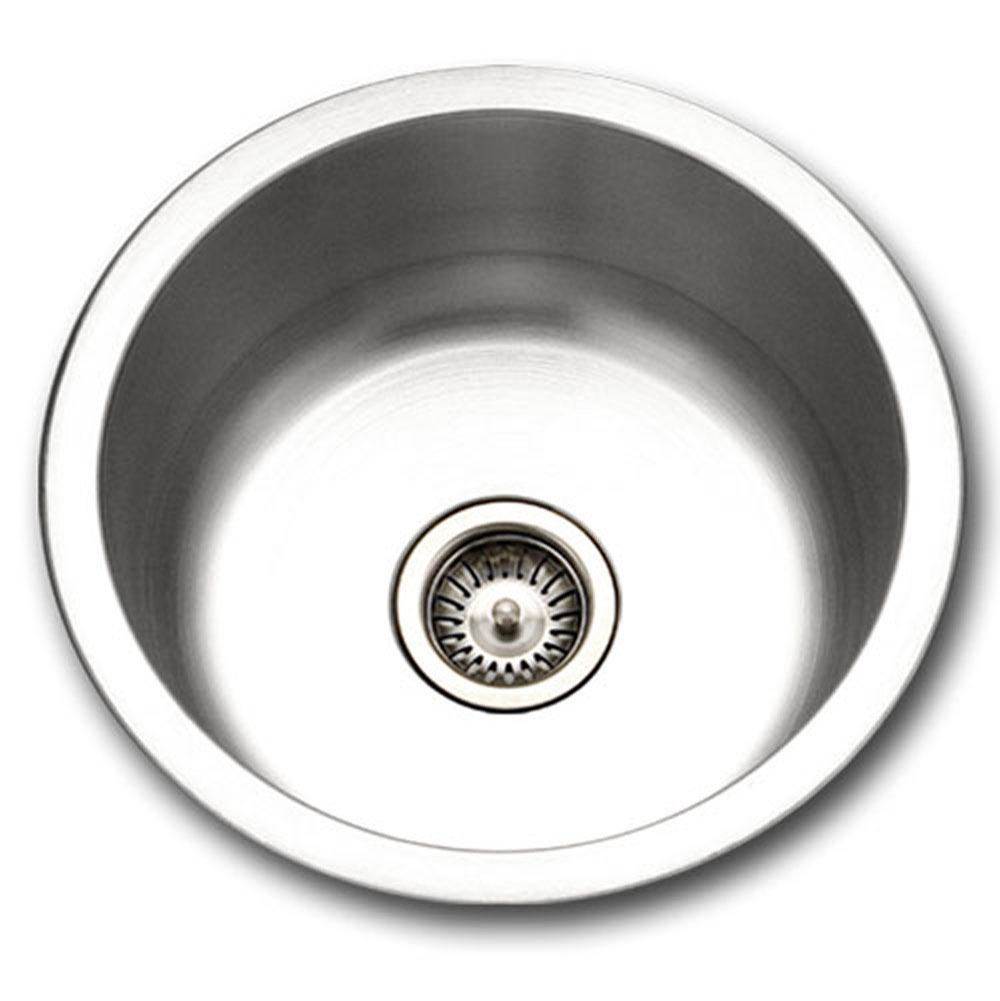 Hamat - Hotel 18'' Topmount Stainless Steel Round Bar/Prep Sink, Bulk Pack - Stainless Steel