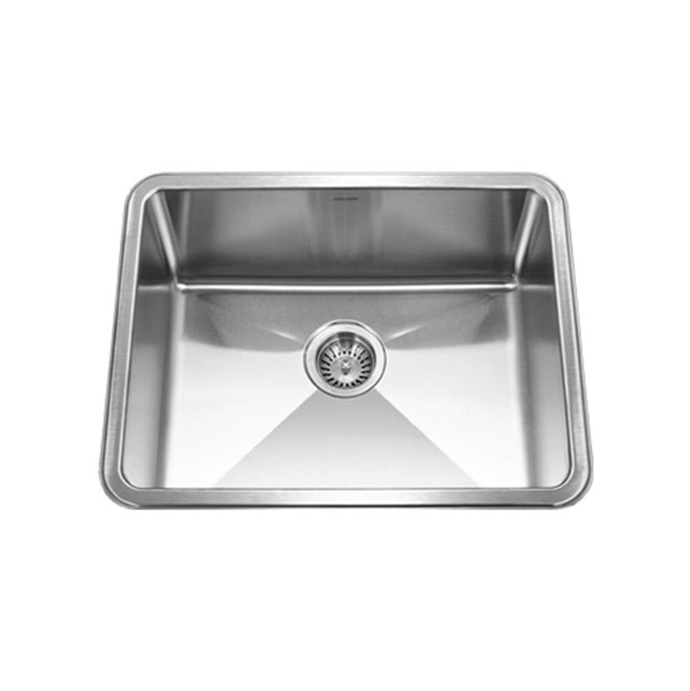 Hamat - Hydrus 23'' 15MM Radius Undermount Stainless Steel Single Bowl Kitchen Sink - Stainless Steel